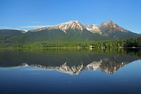 Kathlyn Lake reflection SMithers, British Columbia, Canada