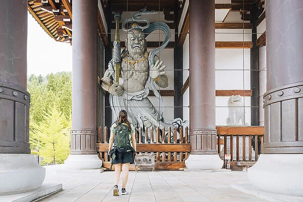 Katsuyama, Seidaiji Temple Guardian statue. Japan