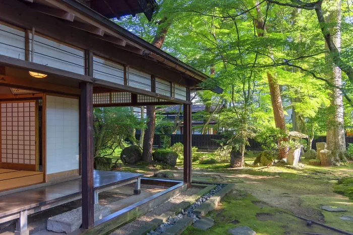 Framed Print : Kawarada-ke Samurai House on Samurai Residence Street, Kakunodate, Akita, Japan