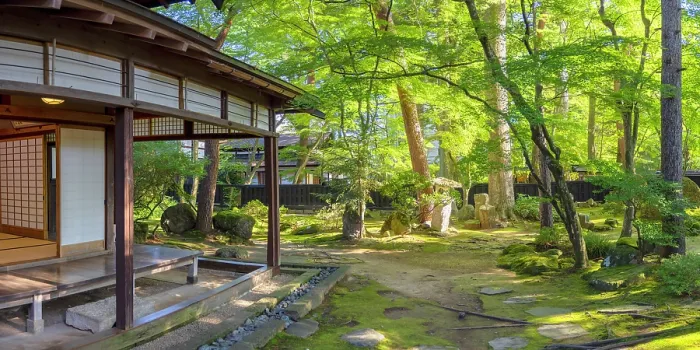 Framed Print : Kawarada-ke Samurai House on Samurai Residence Street, Kakunodate, Akita, Japan