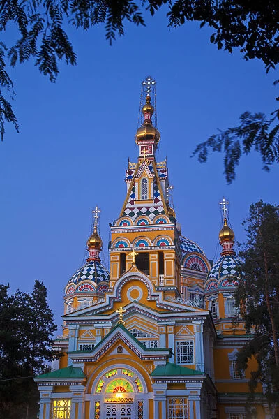 Kazakhstan, Almaty, Panfilov Park, Zenkov Cathedral previously known as Ascension