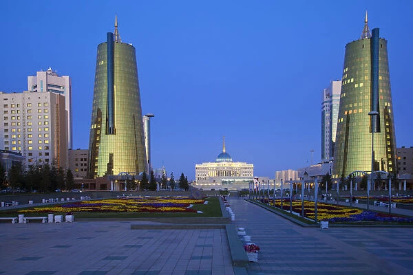 Kazakhstan, Astana, The Ak Orda Presidential Palace of President Nursultan Nazarbayev