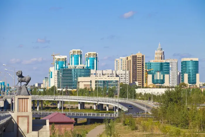Framed Print : Kazakhstan, Astana, City view