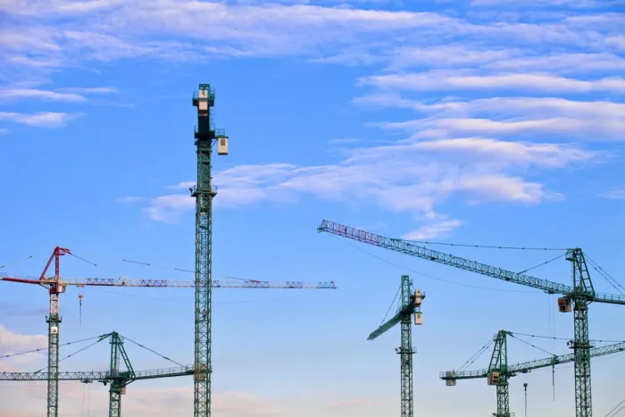 Framed Print : Kazakhstan, Astana, Cranes Framed Print : Kazakhstan, Astana, Cranes