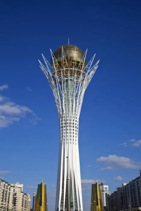 Framed Print : Kazakhstan, Astana, Nurzhol Bulvar - central boulevard, Bayterek Tower Framed Print : Kazakhstan, Astana, Nurzhol Bulvar - central boulevard, Bayterek Tower