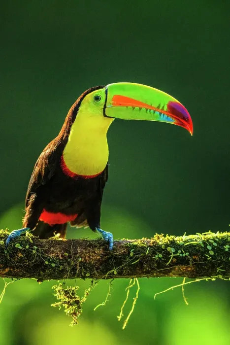 Framed Print : Keel-billed Toucan (Ramphastos sulfuratus), Laguna del Lagarto, Alajuela, Costa Rica