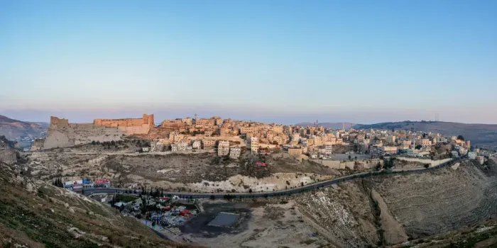 Framed Print : Kerak Castle at sunrise, Al-Karak, Karak Governorate, Jordan Framed Print : Kerak Castle at sunrise, Al-Karak, Karak Governorate, Jordan