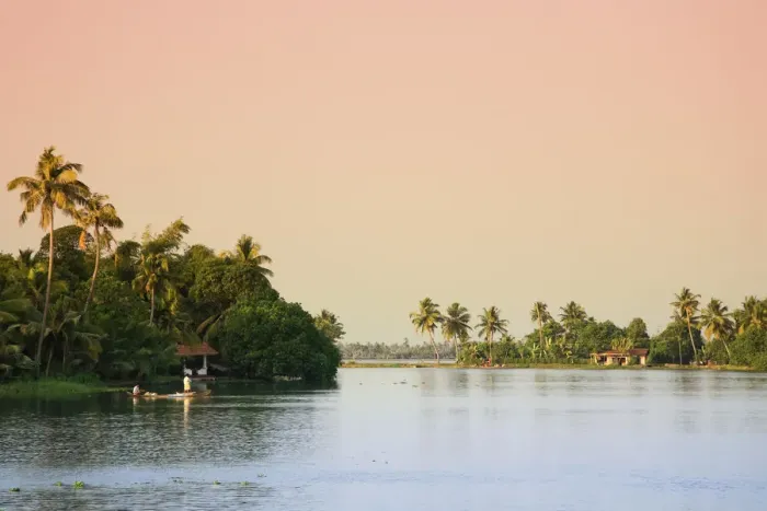 Framed Print : Kerala Backwaters near Allapuzha, Kerala, India Framed Print : Kerala Backwaters near Allapuzha, Kerala, India