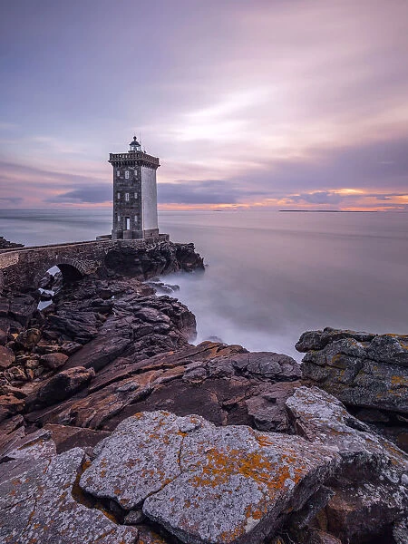 Kermorvan Lighthouse, Le Conquet, Brest, Finistare departement, Bretagne - Brittany
