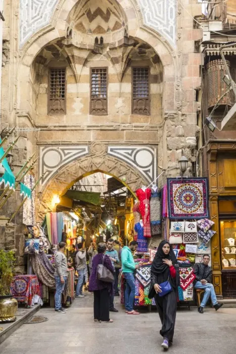 Framed Print : Khan el-Khalili bazaar (Souk), Cairo, Egypt