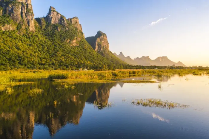 Framed Print : Khao Sam Roi Yot National Park, Prachuap Khiri Khan, Thailand Framed Print : Khao Sam Roi Yot National Park, Prachuap Khiri Khan, Thailand