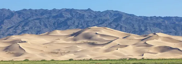 Framed Print : The Khongor Dunes, Gobi Desert, Mongolia, Asia
