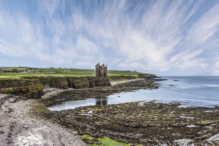 Framed Print : Kiess Castle, Wick, Caithness, Scotland, United Kingdom Framed Print : Kiess Castle, Wick, Caithness, Scotland, United Kingdom