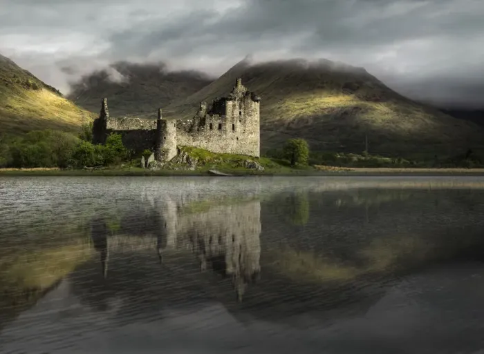 Framed Print : Kilchurn Castle on Loch Awe, Aryll and Bute, Scotland, Great Britain Framed Print : Kilchurn Castle on Loch Awe, Aryll and Bute, Scotland, Great Britain