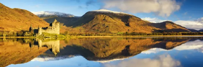 Framed Print : Kilchurne Castle Reflecting in Loch Awe, Argyll & Bute, Scotland Framed Print : Kilchurne Castle Reflecting in Loch Awe, Argyll & Bute, Scotland