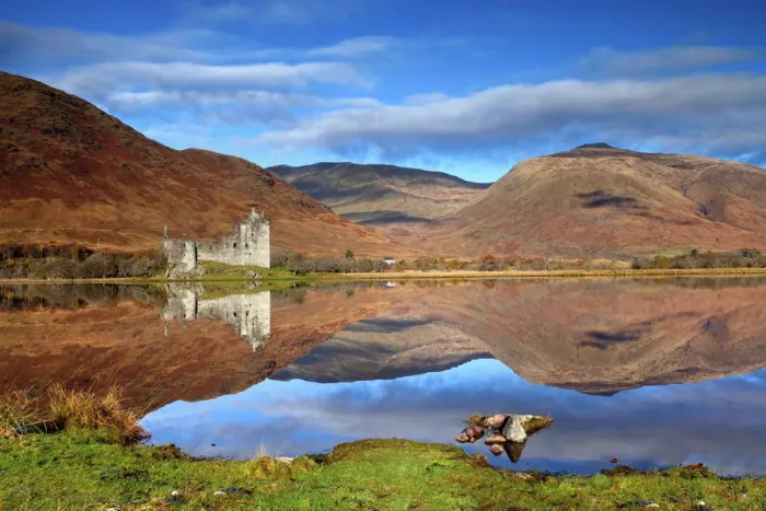 Framed Print : Kilchurne Castle Reflecting in Loch Awe, Strathclyde Region, Scotland Framed Print : Kilchurne Castle Reflecting in Loch Awe, Strathclyde Region, Scotland
