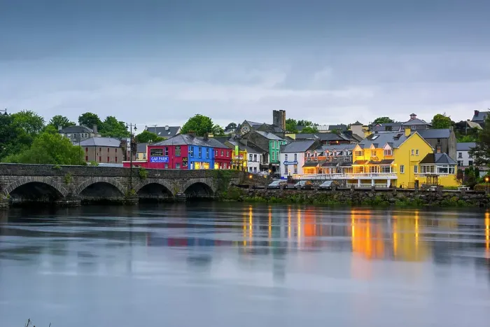 Framed Print : Killorglin at river Laune, Peninsula Iveragh, County Kerry, Munster Province, west coast of Ireland, Ireland, Europe Framed Print : Killorglin at river Laune, Peninsula Iveragh, County Kerry, Munster Province, west coast of Ireland, Ireland, Europe