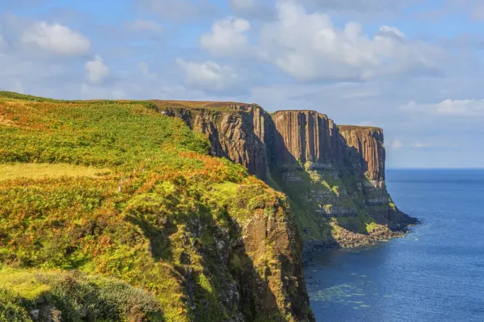 Framed Print : Kilt rock, Culnacnoc, Isle of Skye, Inner Hebrides, Highlands, Scotland, Great Britain Framed Print : Kilt rock, Culnacnoc, Isle of Skye, Inner Hebrides, Highlands, Scotland, Great Britain
