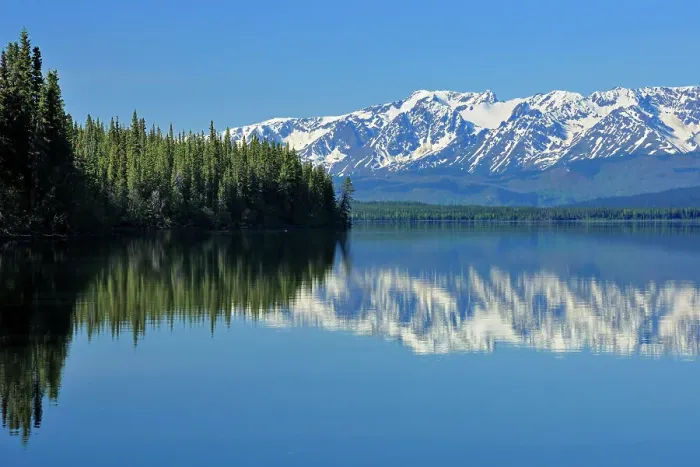 Framed Print : Kinaskan Lake and Coast Mountains, near Tatogga on the Stewart-Cassiar Highway, British Columbia, Canada Framed Print : Kinaskan Lake and Coast Mountains, near Tatogga on the Stewart-Cassiar Highway, British Columbia, Canada