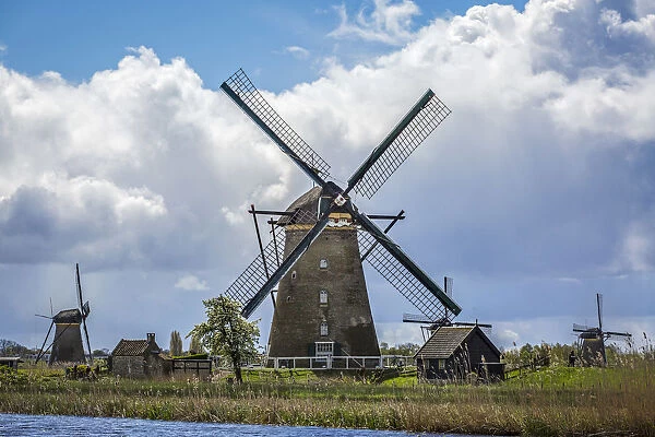 Kinderdijk, windmills in Holland, world heritage site