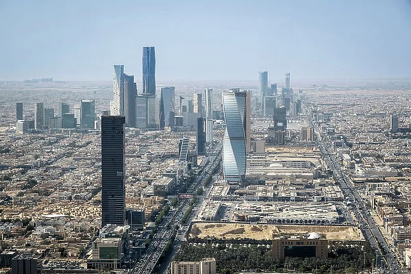King Abdullah Financial District (KAFD) & Majdoul Tower, Riyadh, Saudi Arabia
