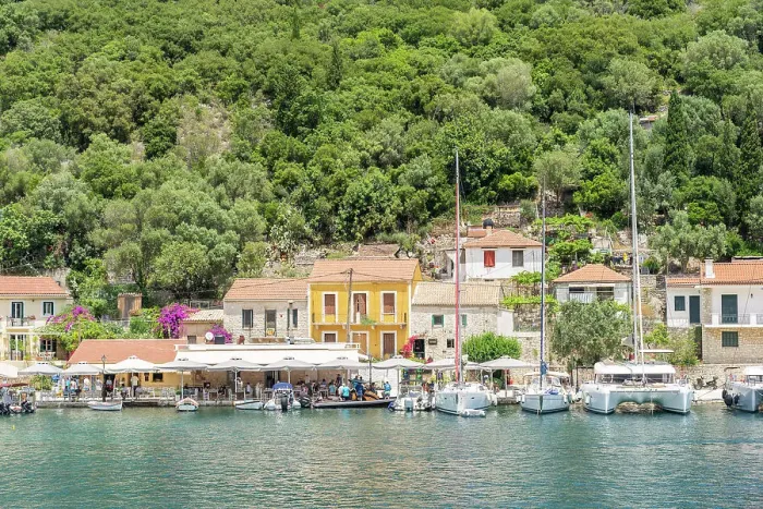 Framed Print : Kioni, Ithaca Island, Ionian Islands, Greek Islands, Greece Framed Print : Kioni, Ithaca Island, Ionian Islands, Greek Islands, Greece