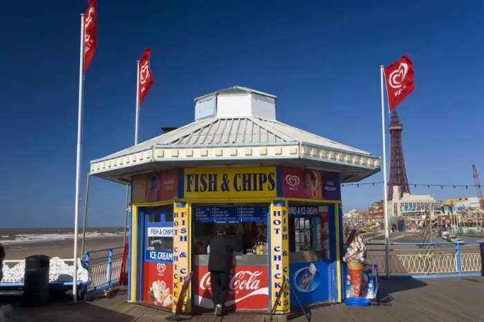 Framed Print : Kiosk, Blackpool Pier Framed Print : Kiosk, Blackpool Pier