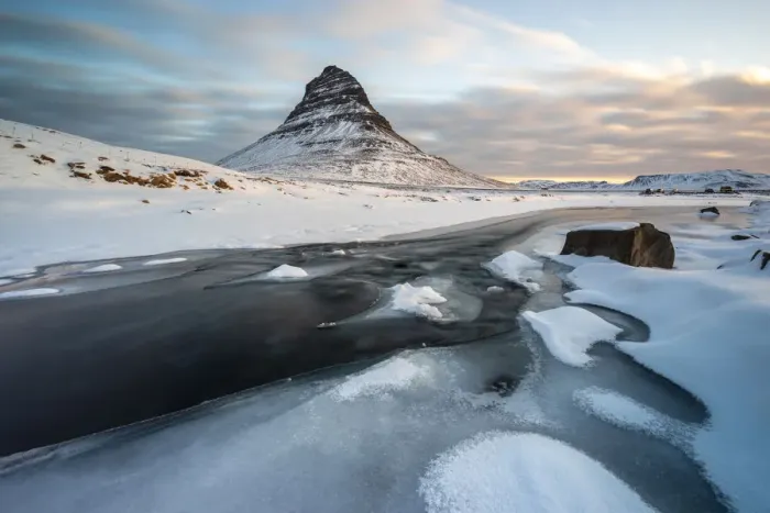 Framed Print : Kirkjufell at sunrise, Grundarfjorður, Snaefellsnes peninsula, Vesturland region, Iceland, Northern Europe Framed Print : Kirkjufell at sunrise, Grundarfjorður, Snaefellsnes peninsula, Vesturland region, Iceland, Northern Europe