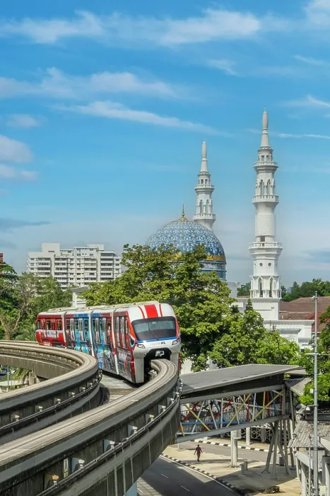 Framed Print : KL Monorail, Kuala Lumpur, Malaysia Framed Print : KL Monorail, Kuala Lumpur, Malaysia