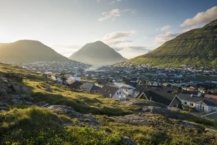 Framed Print : Klaksvik, Bordoy island, Faroe Islands, Denmark Framed Print : Klaksvik, Bordoy island, Faroe Islands, Denmark