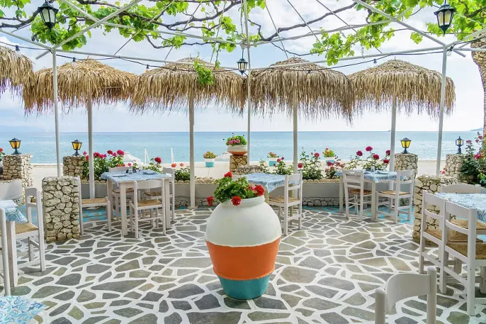 Framed Print : Klimatis Restaurant, Lourdas, Kefalonia, Ionian Islands, Greek Islands, Greece Framed Print : Klimatis Restaurant, Lourdas, Kefalonia, Ionian Islands, Greek Islands, Greece