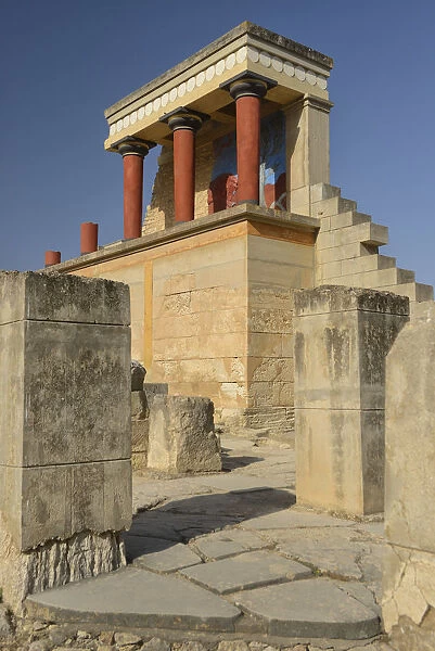 Knossos Palace, Heraklion, Crete, Greece, Europe