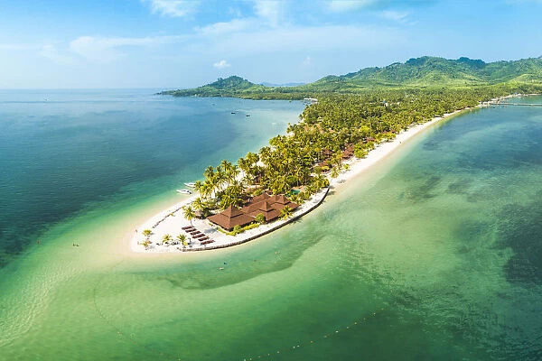 Ko Muk (Ko Mook), Trang Province, Thailand. Sivalai Beach Resort, aerial view (PR)