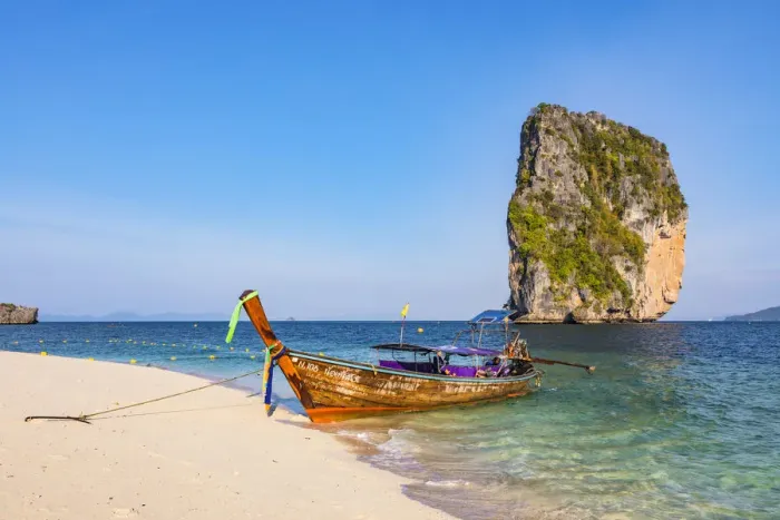 Framed Print : Ko Poda (otherwise known as Poda Island), Krabi Province, Thailand