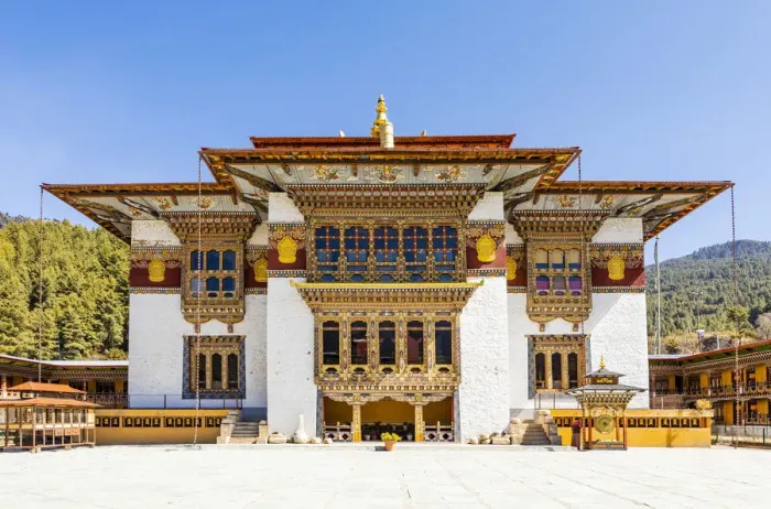 Framed Print : Konchogsum Lhakhang, Jakar, Bumthang District, Bhutan