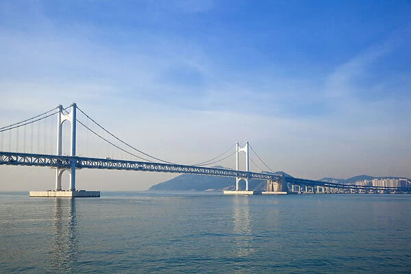 Korea, Gyeongsangnam-do, Busan, Gwangan - Gwangalli beach, Gwangan Bridge also know