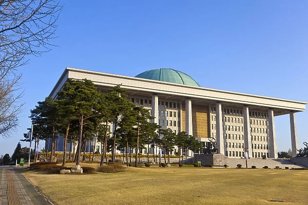 Korea, Seoul, Yeouido, National Assembly building