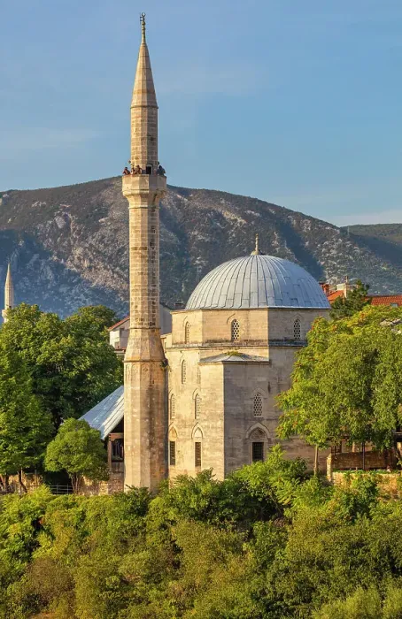 Framed Print : Koski Mehmed Pasha Mosque, 1619, Mostar, Bosnia Framed Print : Koski Mehmed Pasha Mosque, 1619, Mostar, Bosnia
