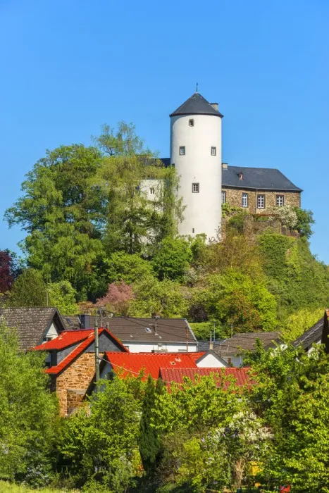 Framed Print : Kreuzberg castle near Altenahr, Ahr valley, Eifel, Rhineland-Palatinate, Germany Framed Print : Kreuzberg castle near Altenahr, Ahr valley, Eifel, Rhineland-Palatinate, Germany