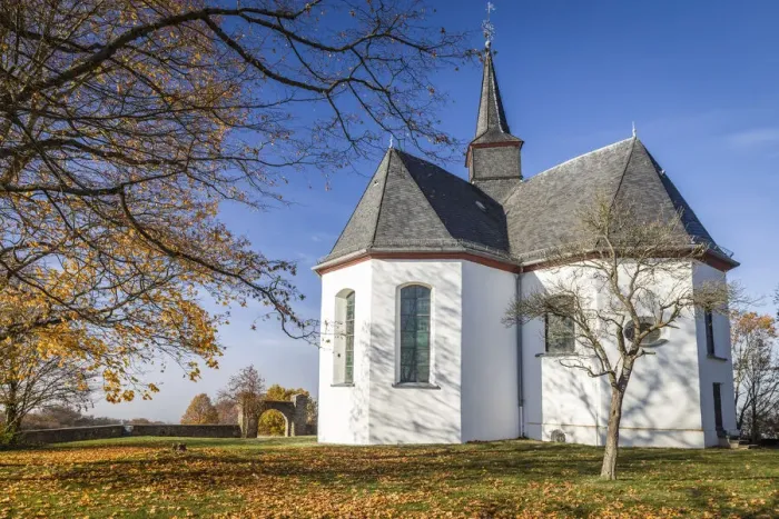 Framed Print : Kreuzkapelle above Bad Camberg, Hesse, Germany