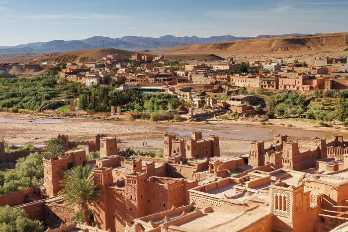 Framed Print : Ksar of Ait Ben Haddou and the Atlas Mountains, Ouarzazate, Morocco Framed Print : Ksar of Ait Ben Haddou and the Atlas Mountains, Ouarzazate, Morocco