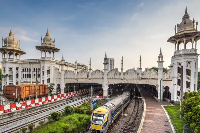 Framed Print : Kuala Lumpur railway station, Kuala Lumpur, Malaysia