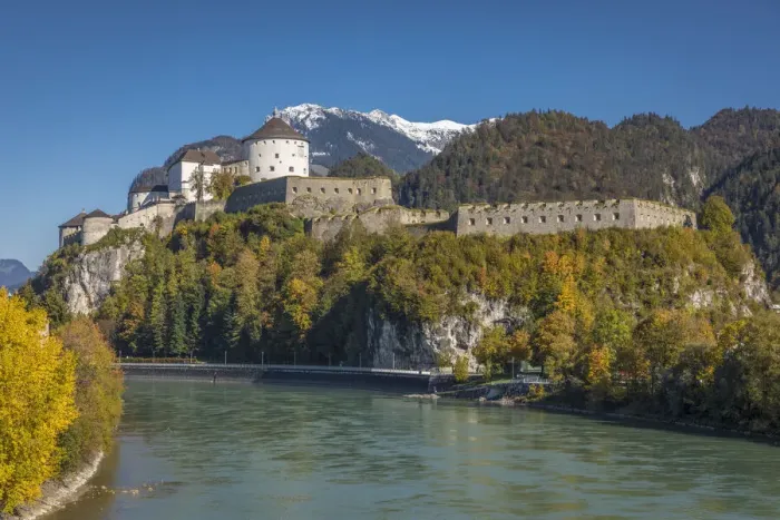 Framed Print : Kufstein Fortress above the Inn, Kufstein in Tirol, Tyrol, Austria