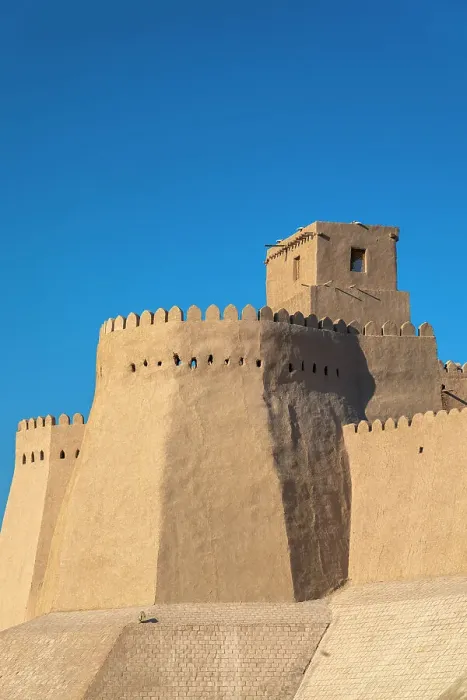 Framed Print : Kuhna Ark fortress and city walls, Khiva, Uzbekistan Framed Print : Kuhna Ark fortress and city walls, Khiva, Uzbekistan