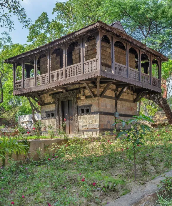 Framed Print : Kulu hut, Himachal Pradesh, National Crafts Museum, New Delhi, India Framed Print : Kulu hut, Himachal Pradesh, National Crafts Museum, New Delhi, India