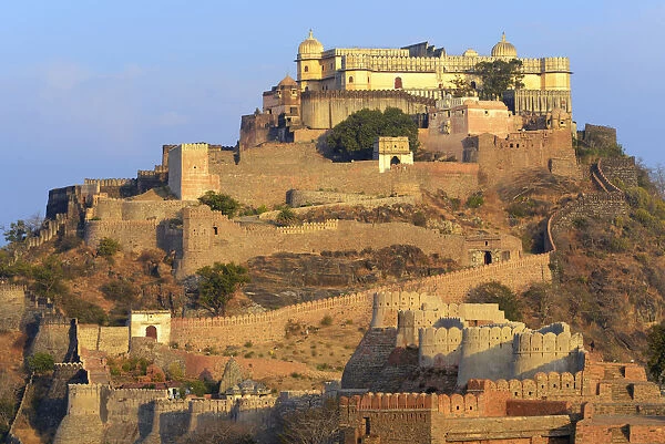 Kumbhalgar Fortress, Rajasthan, India, Asia