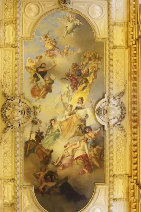Framed Print : Kungliga slottet (Royal Palace) ceiling painting by Julius Kronberg, 1890s. Stockholm Framed Print : Kungliga slottet (Royal Palace) ceiling painting by Julius Kronberg, 1890s. Stockholm