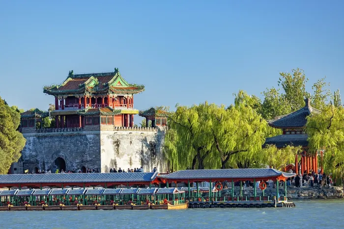Framed Print : Kunming Lake and Summer Palace (UNESCO World Heritage Site), Beijing, China