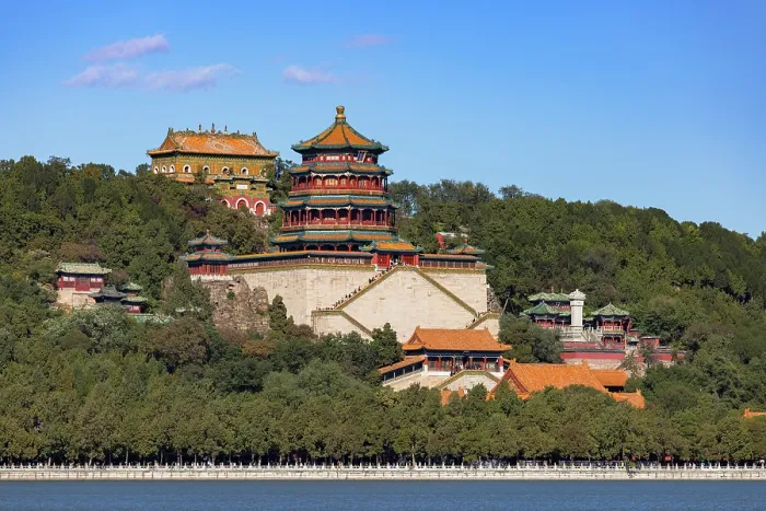 Framed Print : Kunming Lake and Summer Palace (UNESCO World Heritage Site), Beijing, China Framed Print : Kunming Lake and Summer Palace (UNESCO World Heritage Site), Beijing, China