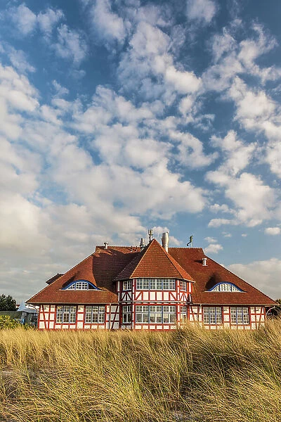 Kurhaus in the dunes in Zingst, Mecklenburg-West Pomerania, Baltic Sea, North Germany, Germany